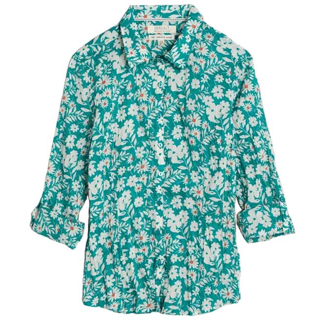 Seasalt Larissa Organic Cotton Floral Shirt